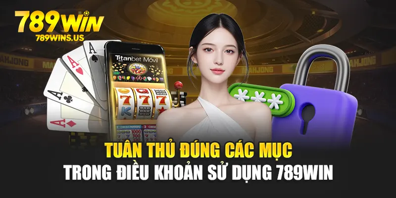 Tuân thủ đúng các mục trong điều khoản sử dụng 789WIN